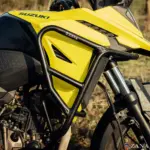 Zana-Upper & Lower Crash Guard with Slider Combo (Black) For V Strom SX 250 - Image 10