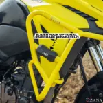 Zana-Upper & Lower Crash Guard with Slider Combo (Yellow) For V Strom SX 250 - Image 2