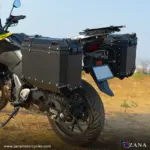 Zana- Panniers( 36 LTR )Aluminium L-Flat Black With Frame For Suzuki V-Strom 250 - Image 5