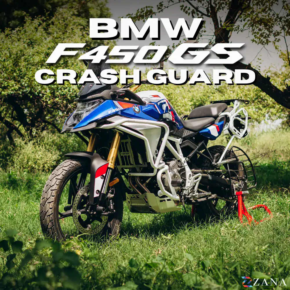 main-product-image-1788602511601-795925686 Zana Upper Crash Guard For BMW F 450 GS (White) - Image 1