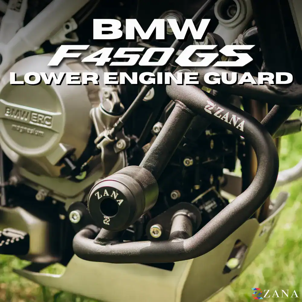 main-product-image-1788603068237-764949279 Zana Lower Engine Guard With Slider For BMW F 450 GS (Texture Black) - Image 1