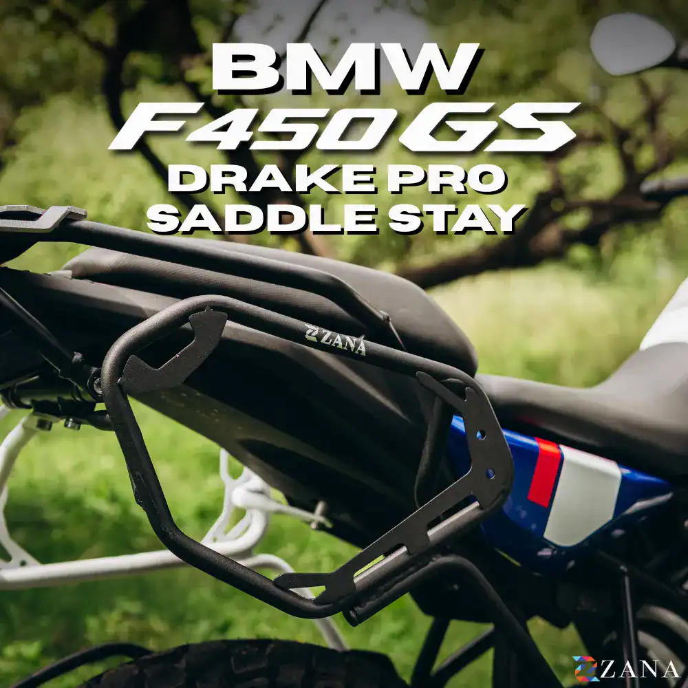 main-product-image-1788605202303-83736953 Zana Drake Pro Saddle Stay For BMW F 450 GS (Texture Black) - Image 1