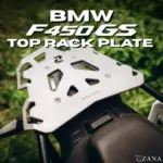 Zana Top Rack Plate Aluminum Silver For BMW F 450 GS
