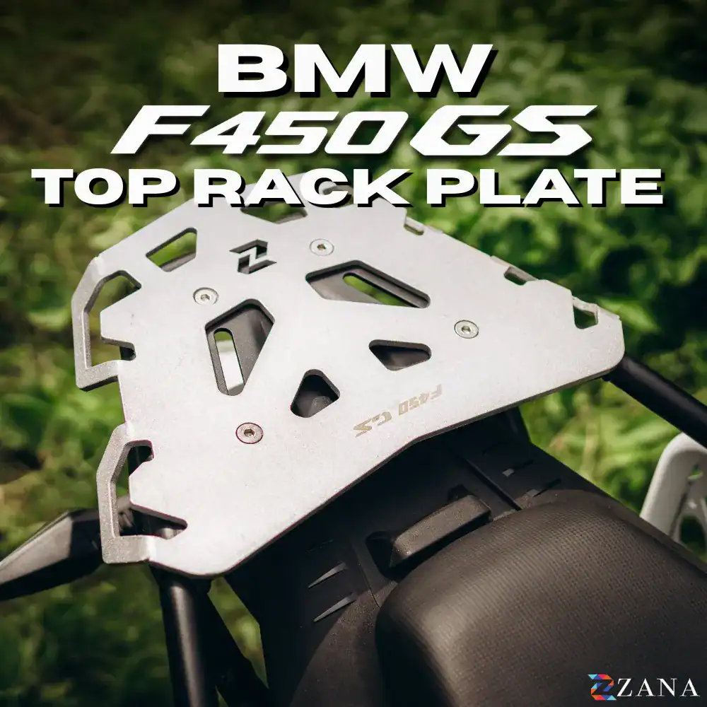 main-product-image-1788610175695-207396578 Zana Top Rack Plate Aluminum Silver For BMW F 450 GS - Image 1
