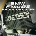 Zana Radiator Guard Honeycomb Black With F 450 GS Logo Silver For BMW F 450 GS (Aluminium)