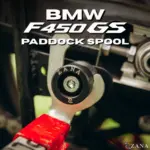 Zana Rear Paddock Spool (Black) For BMW F 450 GS