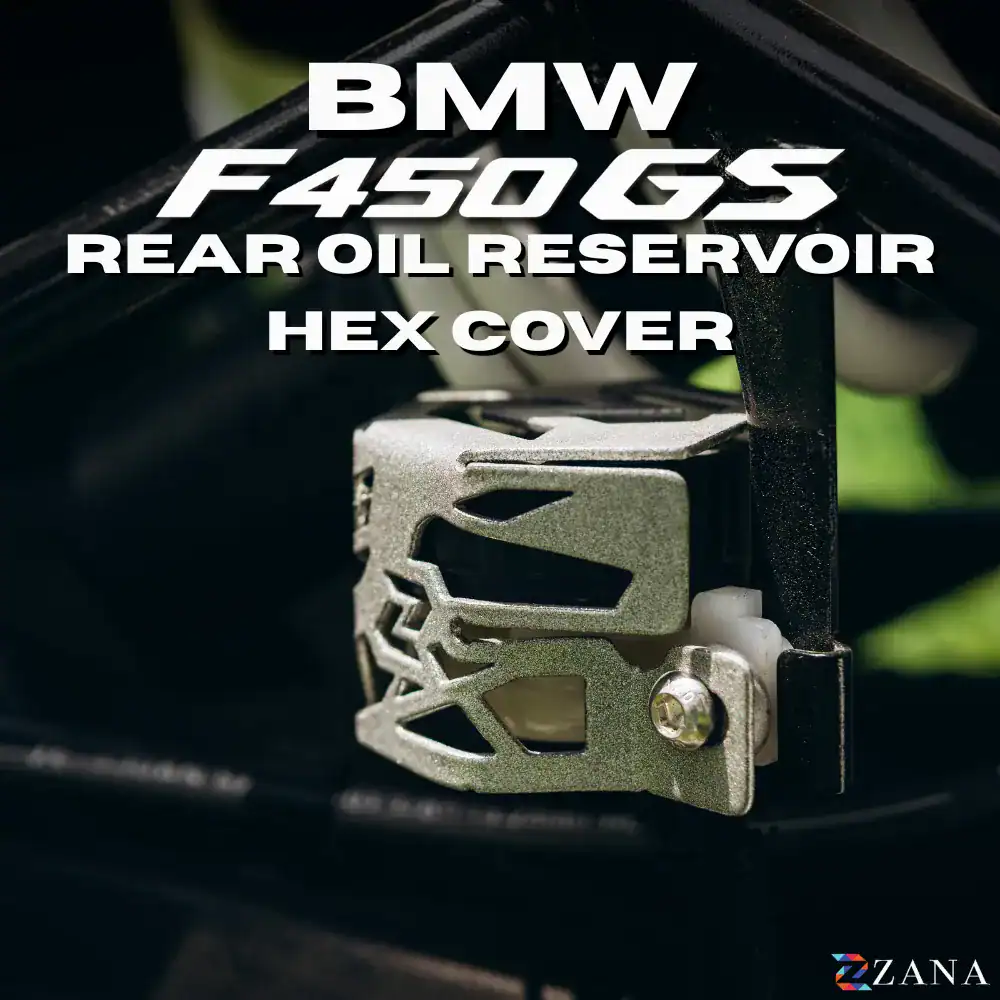 main-product-image-1788851258320-980493429 Zana Rear Oil Reservoir Hex Cover (Silver) For BMW F 450 GS - Image 1