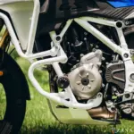 Zana Lower Engine Guard With Slider For BMW F 450 GS (White) - Image 4