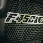 Zana Radiator Guard Honeycomb Black With F 450 GS Logo Silver For BMW F 450 GS (Aluminium) - Image 2