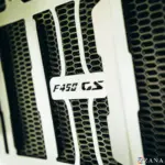 Zana- Radiator Guard SS Silver T-1 With F 450 GS Logo For BMW F 450 GS - Image 9