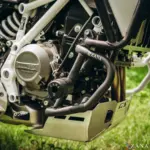 Zana Lower Engine Guard With Slider For BMW F 450 GS (Texture Black) - Image 2