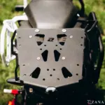 Zana Top Rack With MS Plate Compatible with Pillion Backrest For BMW F 450 GS (Black) - Image 6