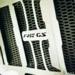 Zana- Radiator Guard SS Silver T-1 With F 450 GS Logo For BMW F 450 GS - Image 8