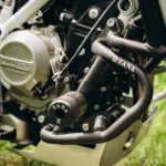 Zana Lower Engine Guard With Slider For BMW F 450 GS (Texture Black) - Image 7