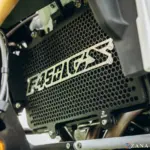 Zana Radiator Guard Honeycomb Black With F 450 GS Logo Silver For BMW F 450 GS (Aluminium) - Image 5