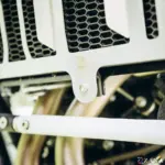 Zana- Radiator Guard SS Silver T-1 With F 450 GS Logo For BMW F 450 GS - Image 2