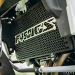 Zana Radiator Guard Honeycomb Black With F 450 GS Logo Silver For BMW F 450 GS (Aluminium) - Image 8