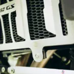 Zana- Radiator Guard SS Silver T-1 With F 450 GS Logo For BMW F 450 GS - Image 5