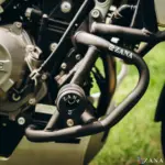 Zana Lower Engine Guard With Slider For BMW F 450 GS (Texture Black) - Image 5