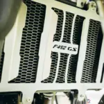 Zana- Radiator Guard SS Silver T-1 With F 450 GS Logo For BMW F 450 GS - Image 4