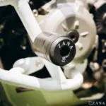 Zana Lower Engine Guard With Slider For BMW F 450 GS (White) - Image 2