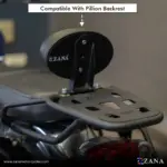 Zana Top Rack With Plate New-1 CB350 H'NESS Honda Split Seat/Single Seat Version-2(Not Compatible On New Model 2024 CB350 DLX PRO) - Image 6