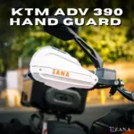 Zana Hand Guard For KTM ADV 390 2025 (White with Orange Logo)
