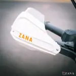 Zana Hand Guard For KTM ADV 390 2025 (White with Orange Logo) - Image 2