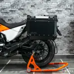 Zana Panniers (36Ltr) Aluminum L-Flat Black With Frame For KTM ADV 390 2025 - Image 4