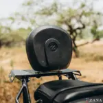 Zana Pillion Backrest Big Cushion For Super Meteor 650 (Black) - Image 2